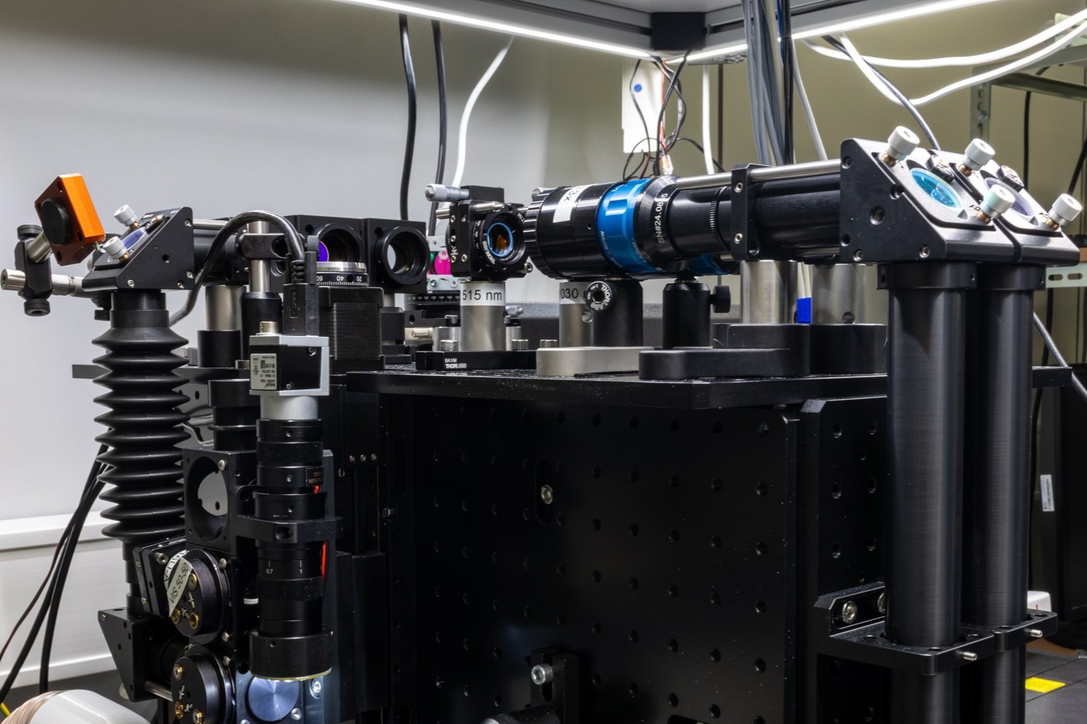 Micromachining station front view